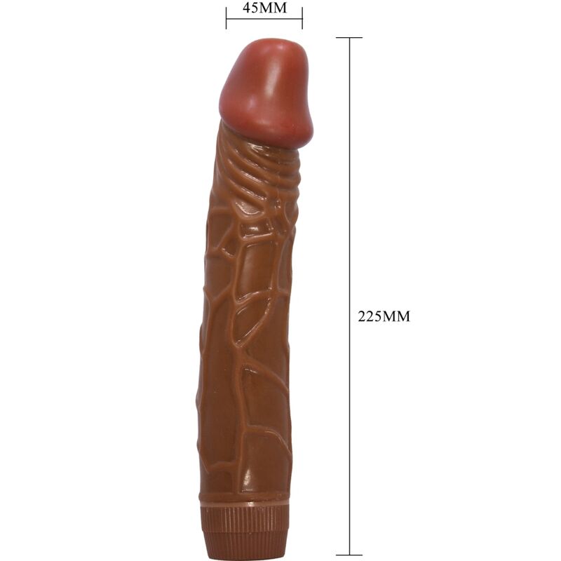 BAILE - BOB REALISTIC VIBRATOR 22.5 CM MULATTO - My naughty haven #