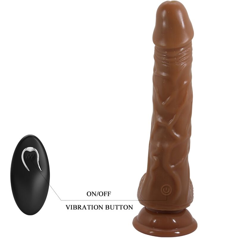BAILE - BODACH REALISTIC VIBRATOR WITH REMOTE CONTROL SUCTION CUP - My naughty haven #