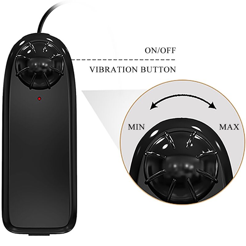 BAILE - CATOBLEPAS REALISTIC VIBRATOR 20.6 CM FLESH REMOTE CONTROL - My naughty haven #