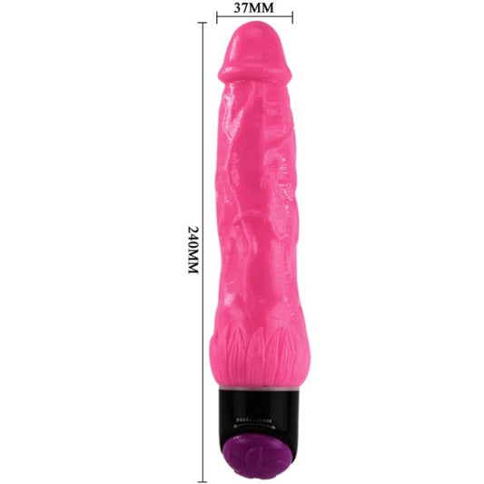 BAILE - COLORFUL SEX REALISTIC VIBRATOR PINK 24 CM - My naughty haven #