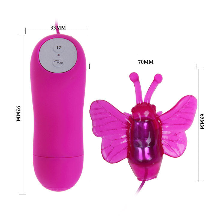BAILE - CUTE SECRET BUTTERFLY STIMULATOR VIBRATOR 12V - My naughty haven #