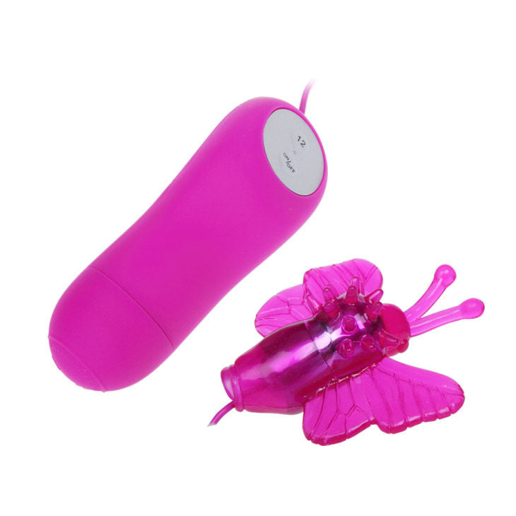 BAILE - CUTE SECRET BUTTERFLY STIMULATOR VIBRATOR 12V - My naughty haven #