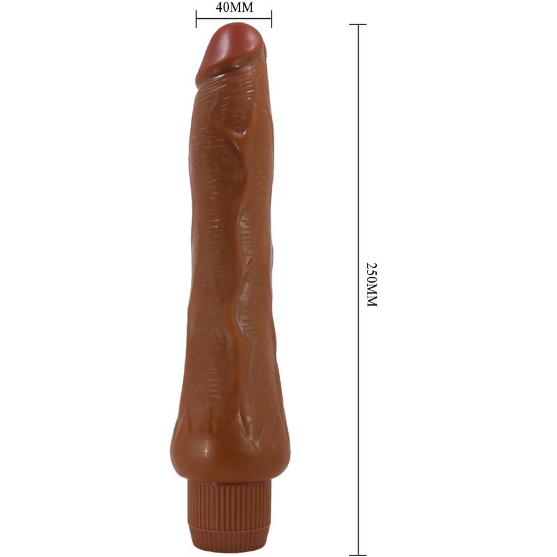 BAILE - DRYAD REALISTIC VIBRATOR 25 CM MULATTO - My naughty haven #