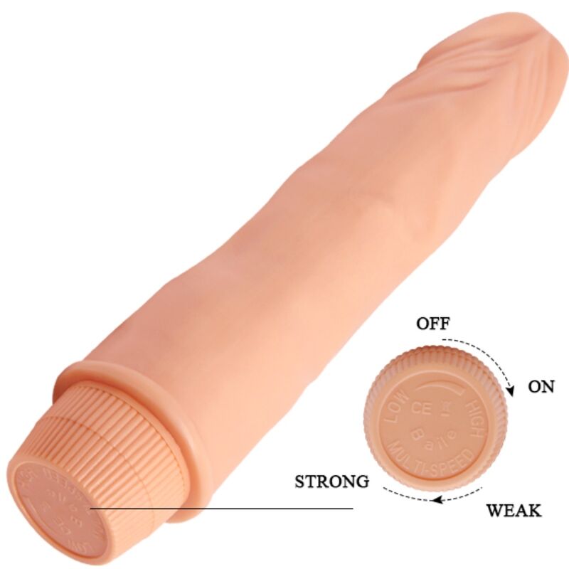 BAILE - DWARF REALISTIC VIBRATOR 21 CM FLESH - My naughty haven #