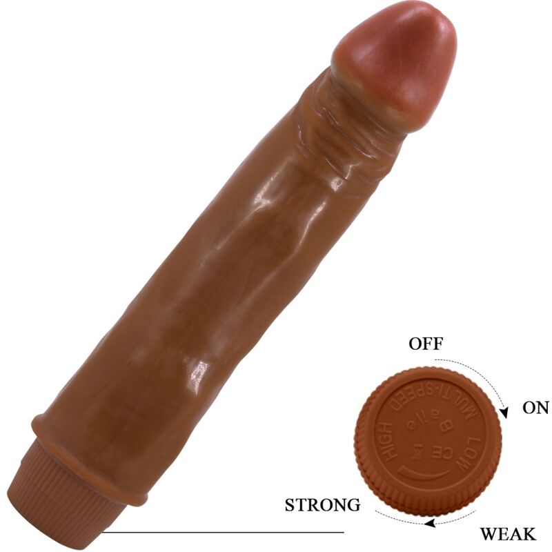 BAILE - DWARF REALISTIC VIBRATOR 21 CM MULATTO - My naughty haven #