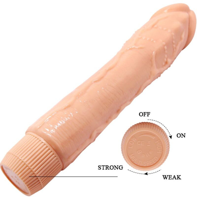 BAILE - DYBBUK REALISTIC VIBRATOR 24 CM FLESH - My naughty haven #