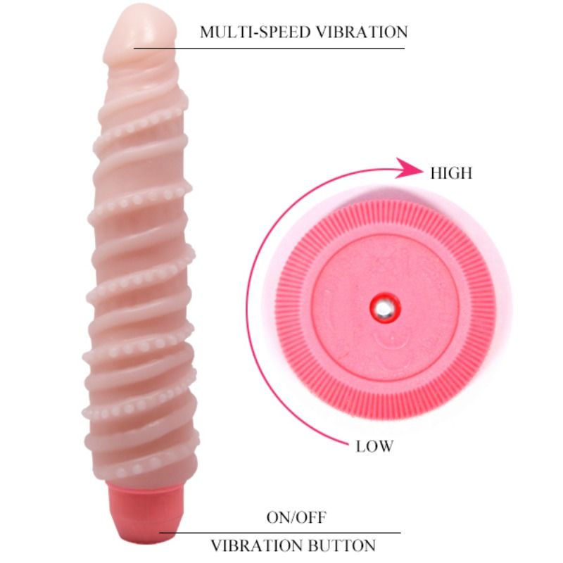 BAILE - FLEXI VIBE SENSUAL SPIRAL VIBRATOR 19.5 CM - My naughty haven #