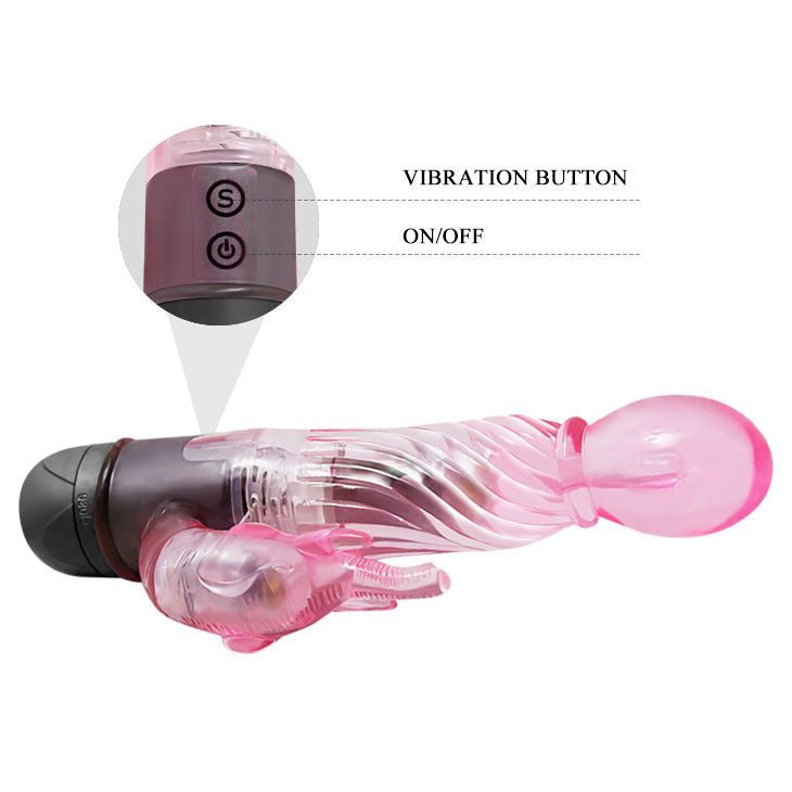 BAILE - GIVE YOU A KIND OF LOVER VIBRATOR WITH PINK RABBIT 10 MODES - My naughty haven #