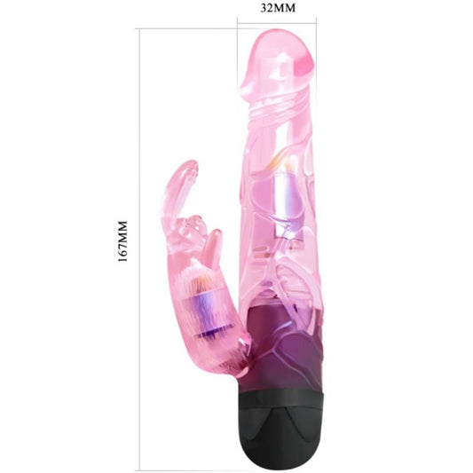 BAILE - GIVE YOU LOVER VIBRATOR WITH PINK RABBIT - My naughty haven #