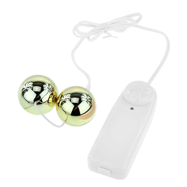BAILE - GOLDEN CHINESE BALLS VIBRATOR - My naughty haven #