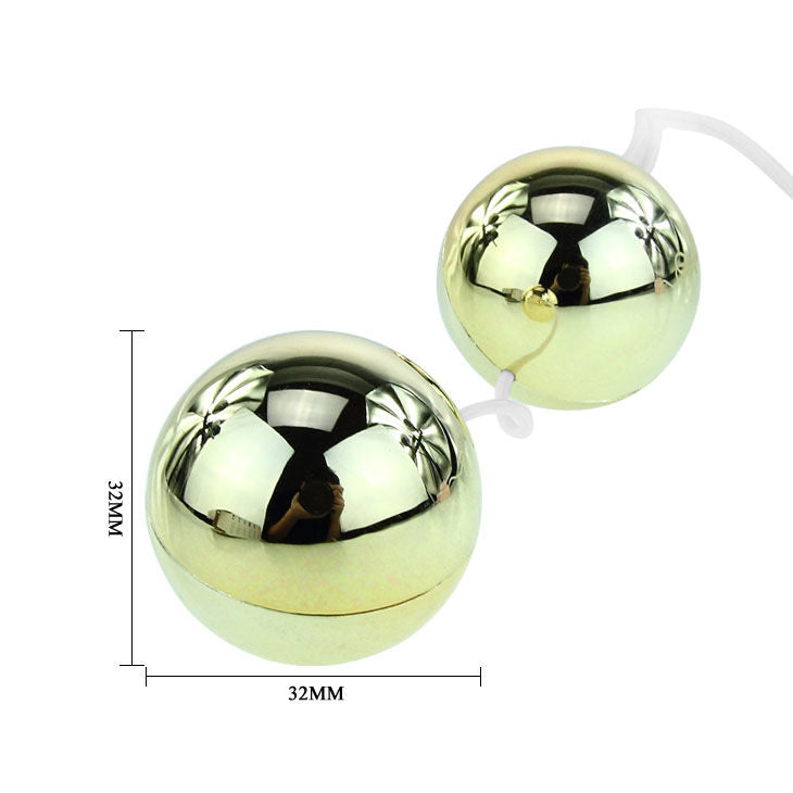BAILE - GOLDEN CHINESE BALLS VIBRATOR - My naughty haven #