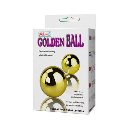 BAILE - GOLDEN CHINESE BALLS VIBRATOR - My naughty haven #