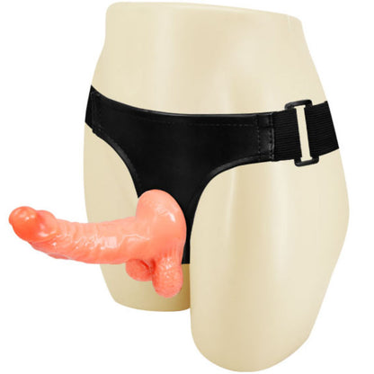 BAILE - HARNESS WITH REALISTIC PENIS AND ULTRA PASSIONATE ADJUSTABLE PANTIES 15.5 CM - My naughty haven #