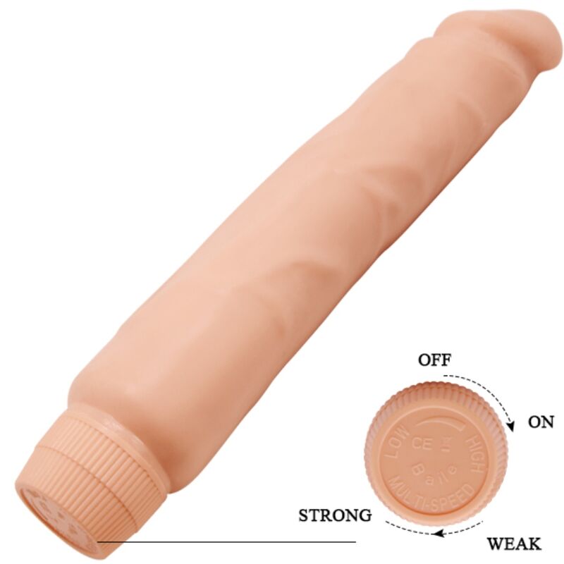 BAILE - JACK REALISTIC VIBRATOR 26 CM FLESH - My naughty haven #