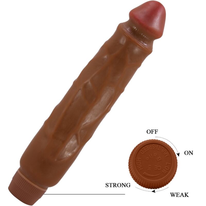 BAILE - JACK REALISTIC VIBRATOR 26 CM MULATTO - My naughty haven #