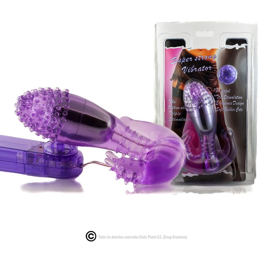 BAILE - LILAC VAGINAL AND ANAL STIMULATOR WITH VIBRATION - My naughty haven #