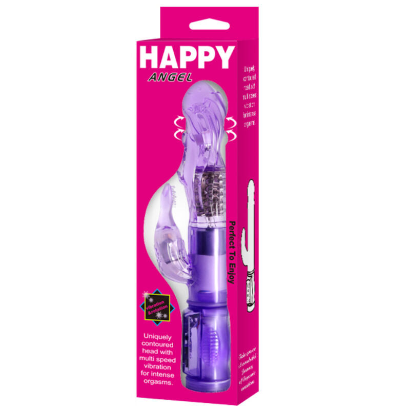 BAILE - MINI ROTATOR WITH RABBIT HAPPY ANGEL LILAC - My naughty haven #