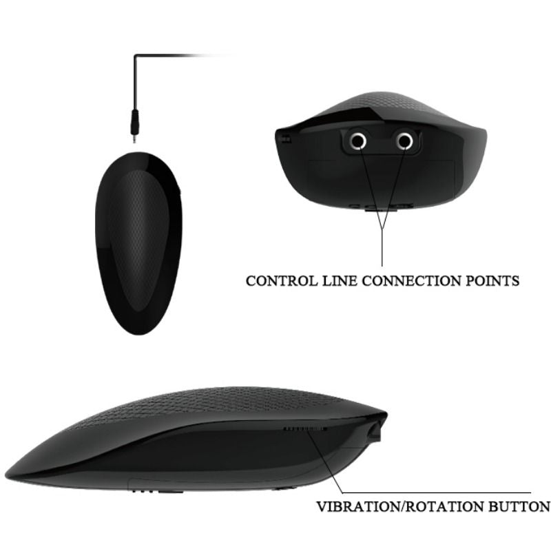 BAILE - OLIVER REALISTIC VIBRATOR WITH ROTATION FUNCTION - My naughty haven #