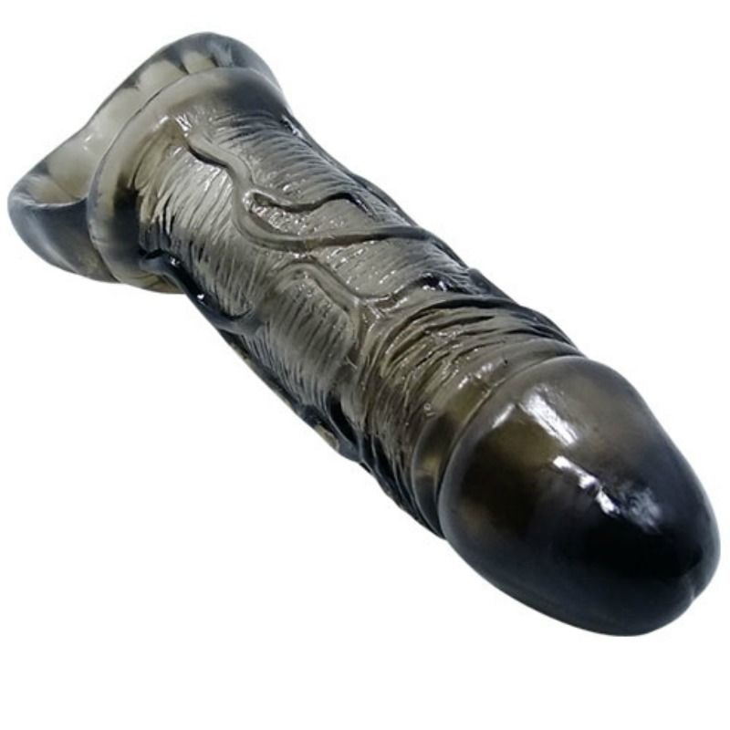 BAILE - PENIS EXTENSION SHEATH WITH STRAP FOR TESTICLES 11.5 CM - My naughty haven #