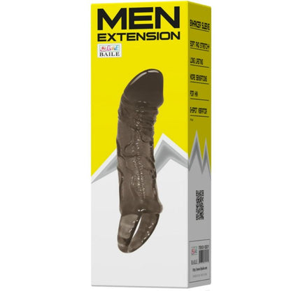BAILE - PENIS EXTENSION SHEATH WITH STRAP FOR TESTICLES 11.5 CM - My naughty haven #