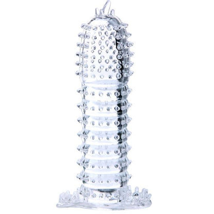 BAILE - PENIS SHEATH WITH TRANSPARENT STIMULATING POINTS 14 CM - My naughty haven #