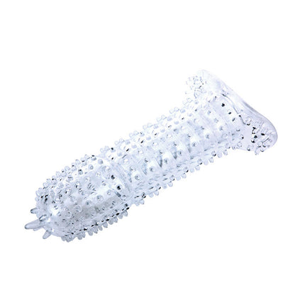 BAILE - PENIS SHEATH WITH TRANSPARENT STIMULATING POINTS 14 CM - My naughty haven #