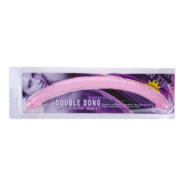 BAILE - PINK DOUBLE DONG 44.5 CM - My naughty haven #