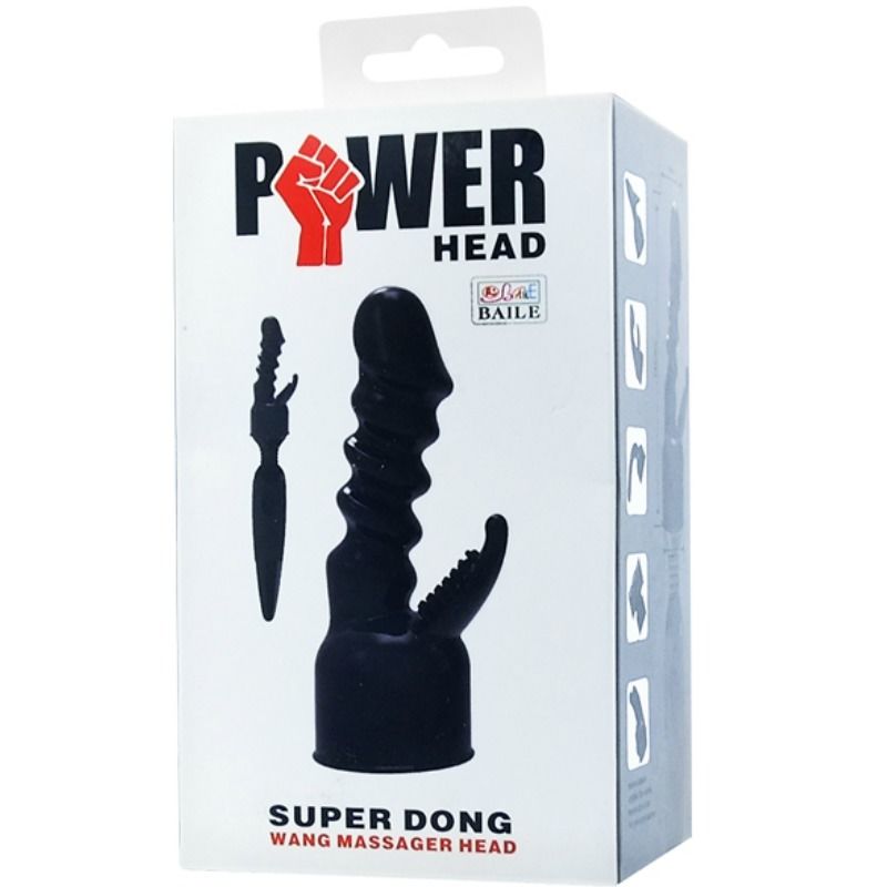 BAILE - POWER HEAD INTERCHANGEABLE HEAD FOR INTERNAL AND CLITORIS STIMULATION - My naughty haven #