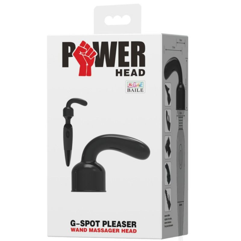 BAILE - POWER HEAD INTERCHANGEABLE HEAD FOR MASSAGERG SPOT PLEASER - My naughty haven #