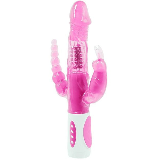 BAILE - PRETTY BUNNY TRIPLE VIBRATOR ROTATOR - My naughty haven #