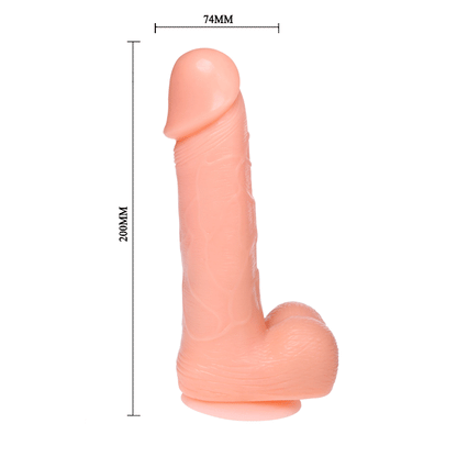 BAILE - REALISTIC DILDO DONG VIBRATION AND ROTATION 20 CM - My naughty haven #