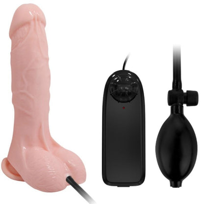 BAILE - REALISTIC VIBRATING AND INFLATABLE DILDO 18.8 CM - My naughty haven #
