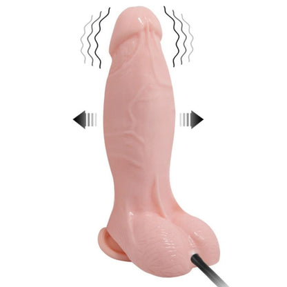 BAILE - REALISTIC VIBRATING AND INFLATABLE DILDO 18.8 CM - My naughty haven #