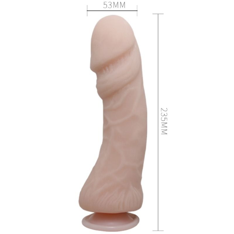 BAILE - THE BIG PENIS DILDO WITH NATURAL VIBRATION 23.5 CM - My naughty haven #