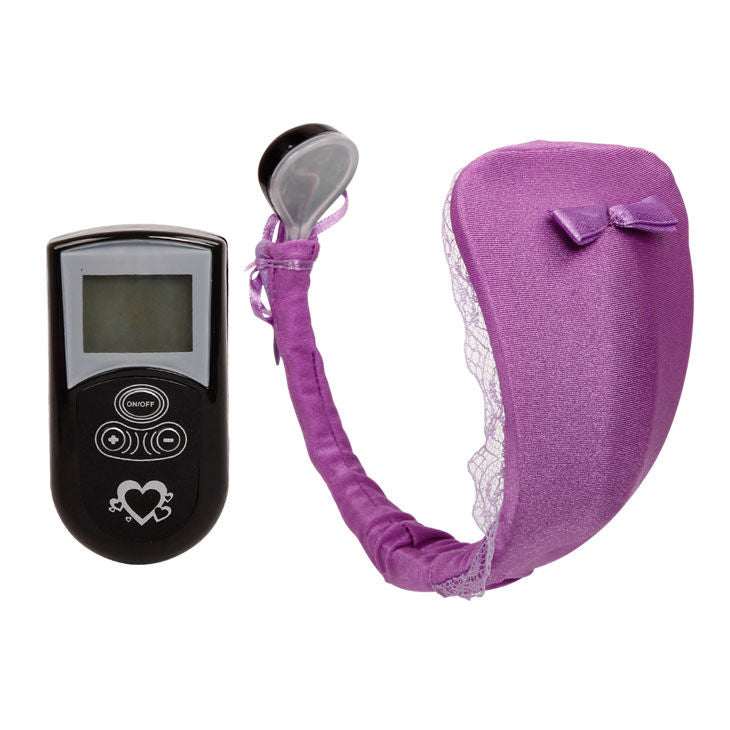 BAILE - THONG WITH VIBRATOR WITH LILAC REMOTE CONTROL - My naughty haven #