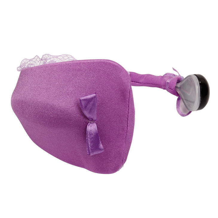 BAILE - THONG WITH VIBRATOR WITH LILAC REMOTE CONTROL - My naughty haven #