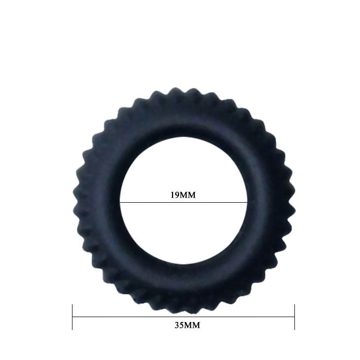 BAILE - TITAN COCKRING BLACK 1.9 CM - My naughty haven #