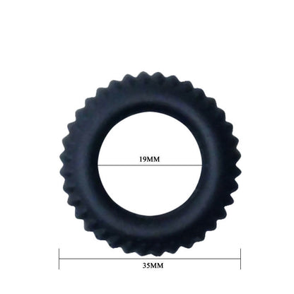 BAILE - TITAN COCKRING BLACK 1.9 CM - My naughty haven #