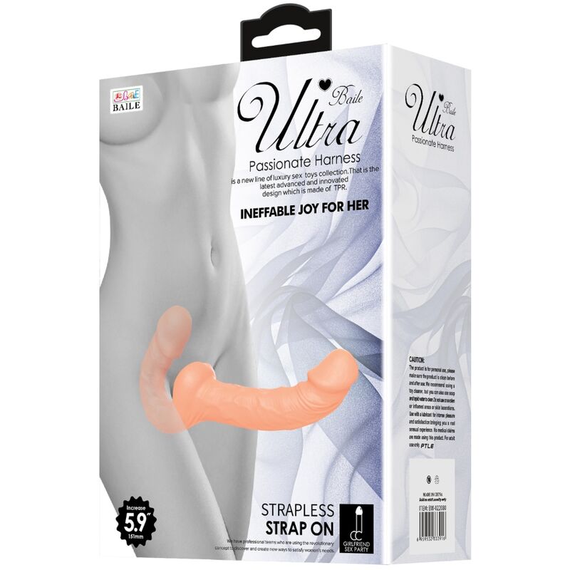 BAILE - ULTRA PASSIONATE DILDO WITH HARNESS WITHOUT SUPPORT - My naughty haven #