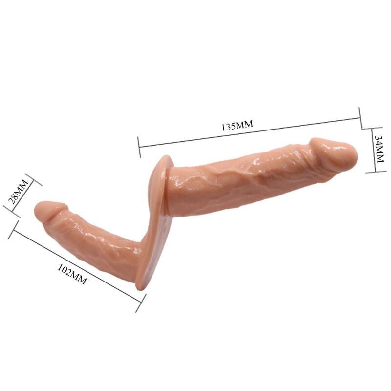 BAILE - ULTRA PASSIONATE DOUBLE DILDOS WITH HARNESS - My naughty haven #