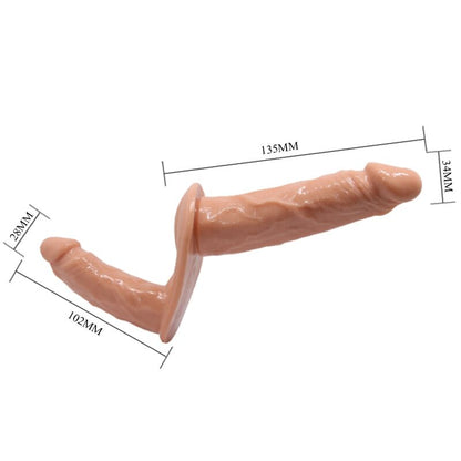 BAILE - ULTRA PASSIONATE DOUBLE DILDOS WITH HARNESS - My naughty haven #