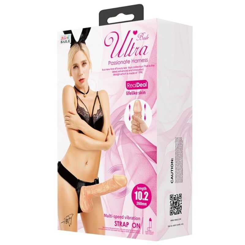 BAILE - ULTRA PASSIONATE HARNESS 26 CM NATURAL - My naughty haven #