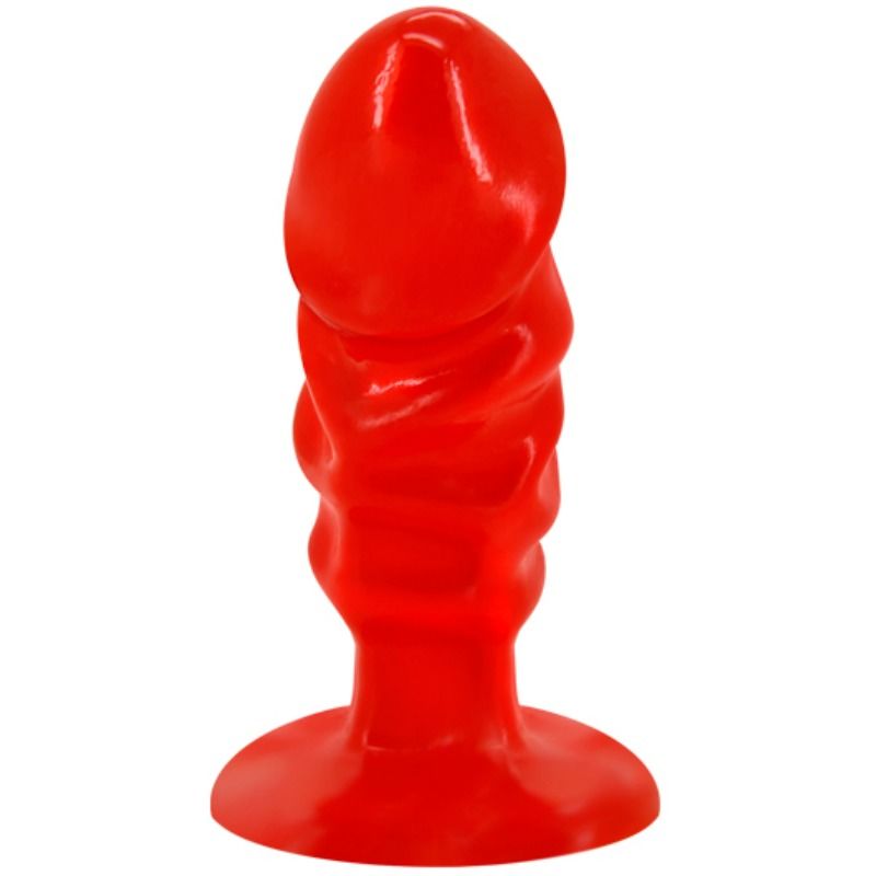 BAILE - UNISEX ANAL PLUG WITH RED SUCTION CUP - My naughty haven #