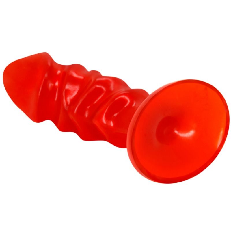 BAILE - UNISEX ANAL PLUG WITH RED SUCTION CUP - My naughty haven #
