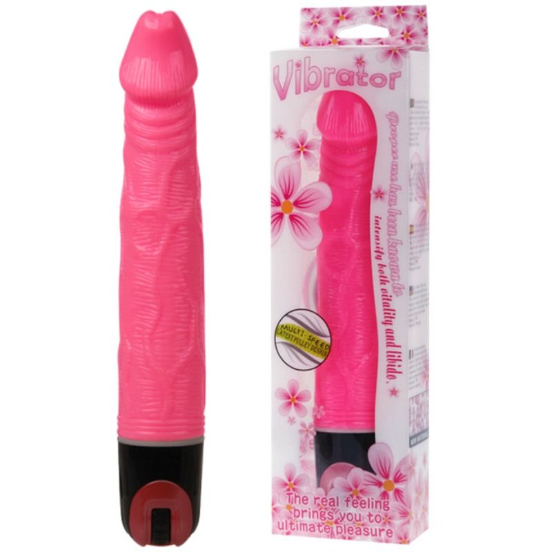 BAILE - VIBRATOR MULTISPEED 21.5 CM PINK - My naughty haven #