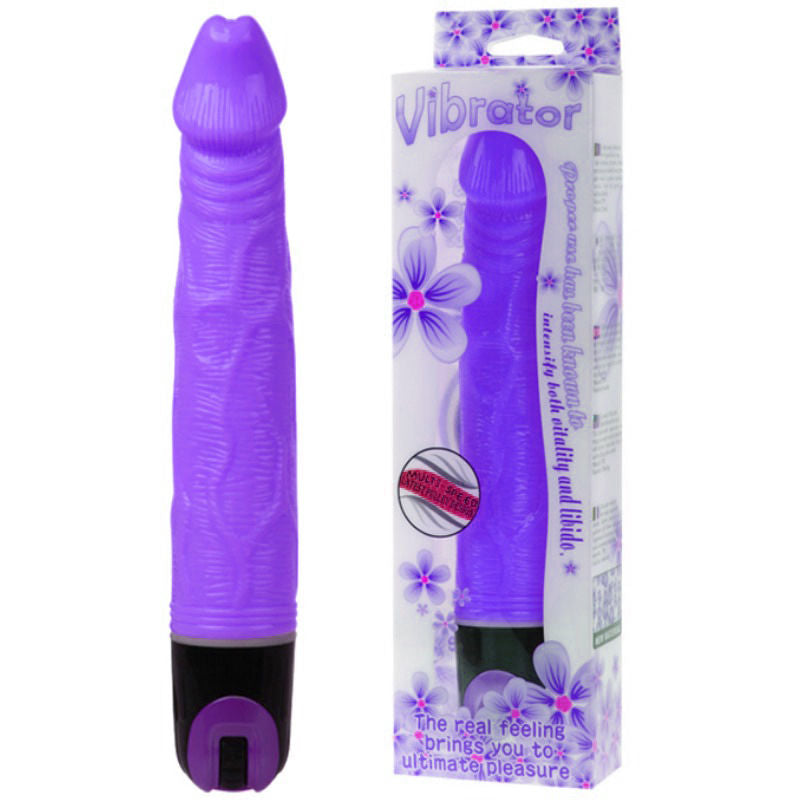 BAILE - VIBRATOR MULTISPEED 21.5 CM PURPLE - My naughty haven #