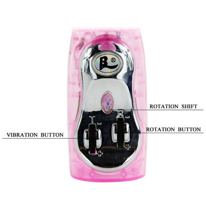 BAILE - VIBRATOR WITH ROTATION AND RABBIT MULTIVE SPEED AND MULTIROTATION - My naughty haven #