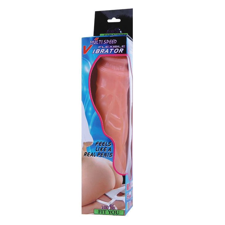BAILE - WAVES OF PLEASURE REALISTIC VIBRATING 25.5 CM - My naughty haven #