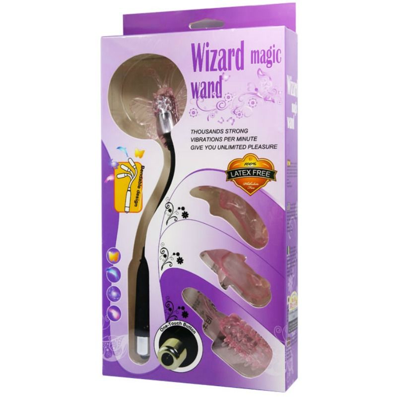 BAILE - WIZARD MAGIC WAND STIMULATOR WITH VIBRATION - My naughty haven #