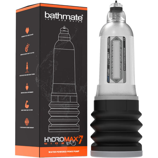 BATHMATE - HYDROMAX 7 WIDE BOY X30 ПРОЗРАЧЕН